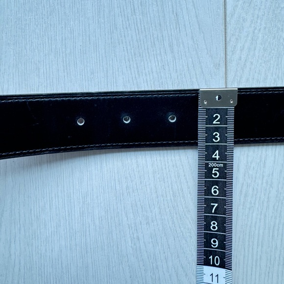 Hermès Reversible Togo Leather Strap Belt Black / Tan 95 cm - Picture 7 of 14